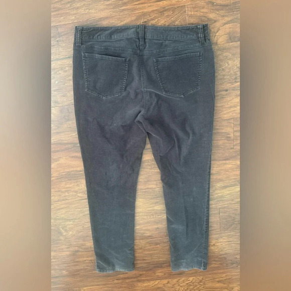 Eileen Fisher Organic Cotton Tencel Stretch Corduroy Pant Gray Size 6 *Read - Picture 2 of 11